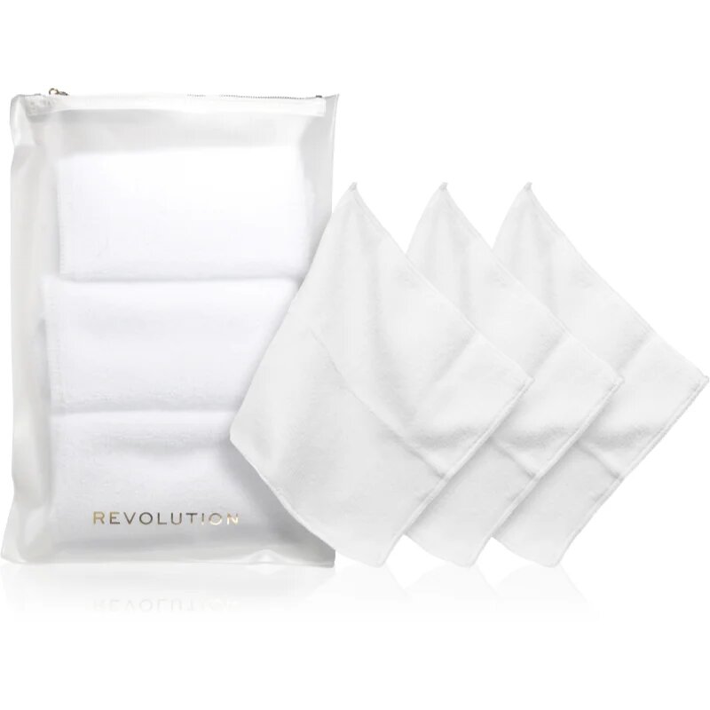 Revolution PRO Miracle Microfibre Cleansing Cloths brisača za odstranjevanje ličil 3 kos