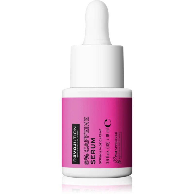 Revolution Relove Caffeine 5% serum za predel okoli oči proti oteklinam in gubam 18 ml