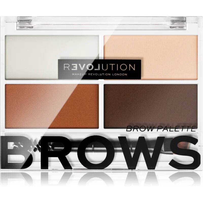 Revolution Relove Colour Cult paleta za ličenje obrvi odtenek Medium 32 g