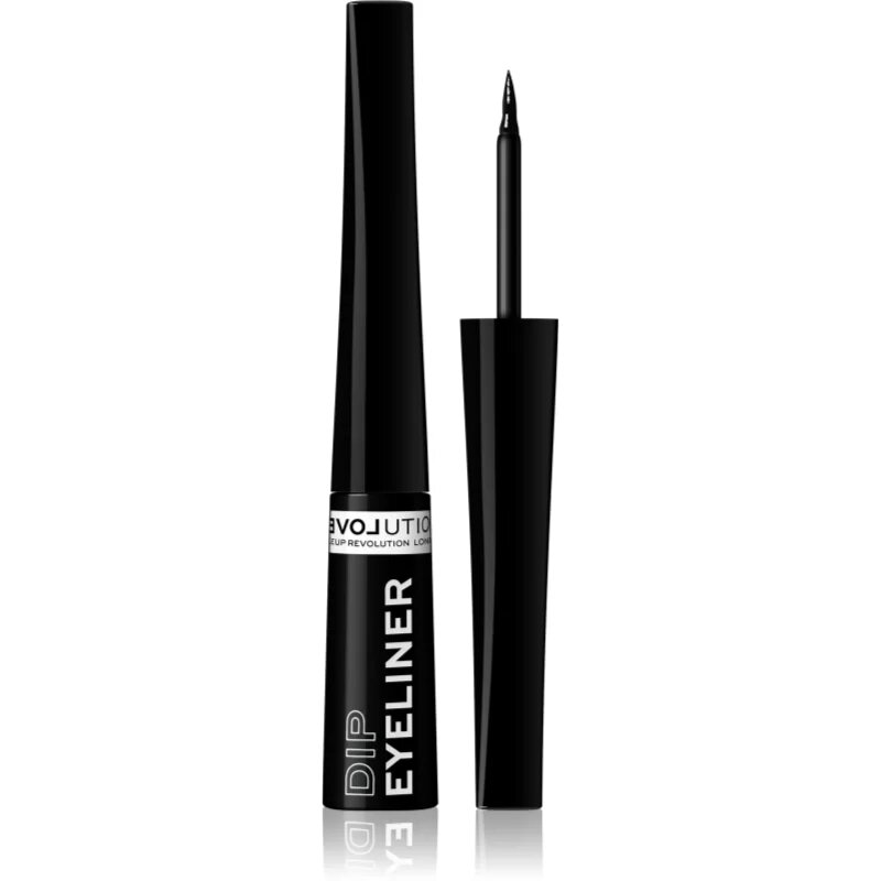 Revolution Relove Dip natančno tekoče črtalo za oči odtenek Black 5 ml