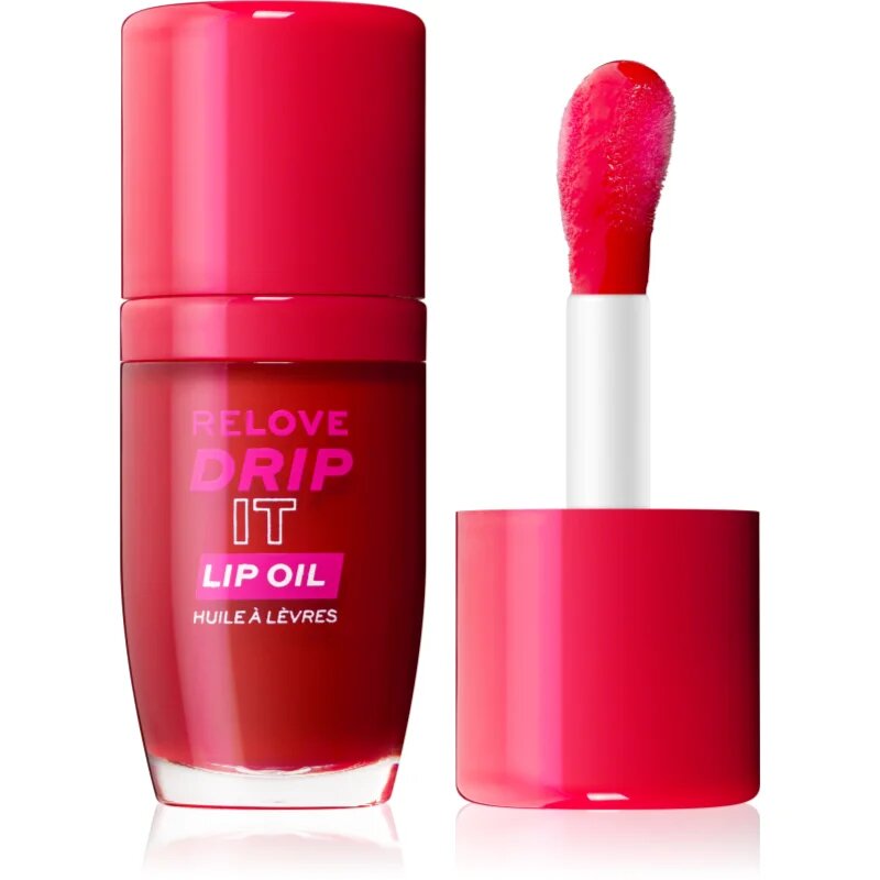 Revolution Relove Drip It olje za ustnice odtenek Cherry 5.5 ml