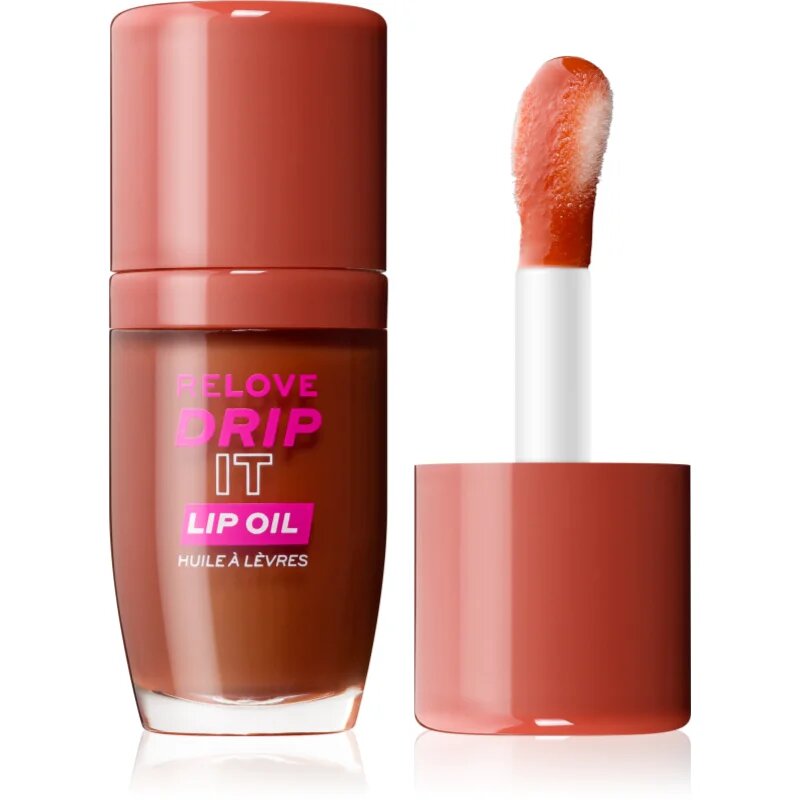Revolution Relove Drip It olje za ustnice odtenek Peach 5.5 ml