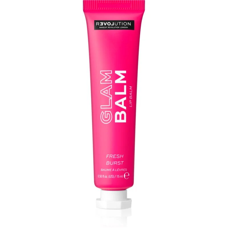 Revolution Relove Glam Balm hranilni balzam za ustnice z vonjem Fresh Burst Watermelon 15 g