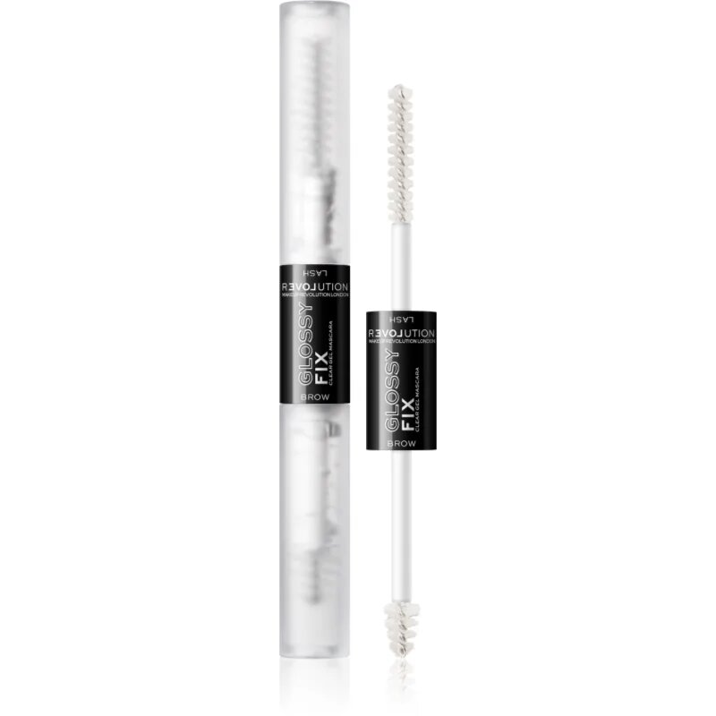 Revolution Relove Glossy Fix transparentna maskara za trepalnice in obrvi 2 ml