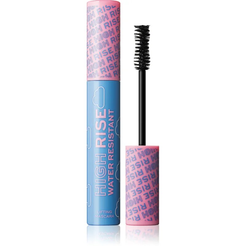 Revolution Relove High Rise vodoodporna maskara za podaljšanje trepalnic odtenek Black 7 ml