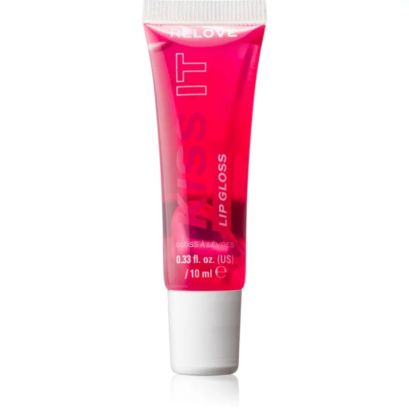 Revolution Relove Kiss It vlažilni sijaj za ustnice odtenek Raspberry Pink 10 ml