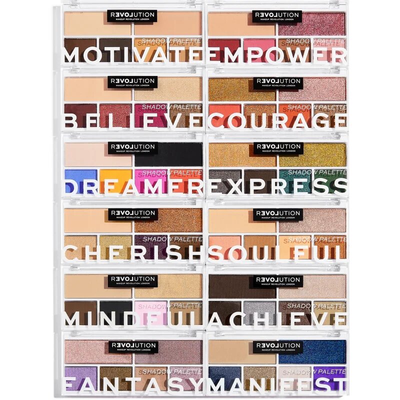 Revolution Relove Soulful Palette paleta senčil za oči odtenek Motivate 5.2 g