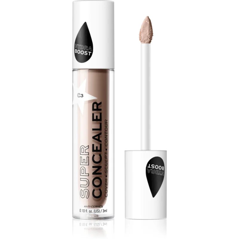Revolution Relove Super Concealer vlažilni korektor odtenek C3 3 ml
