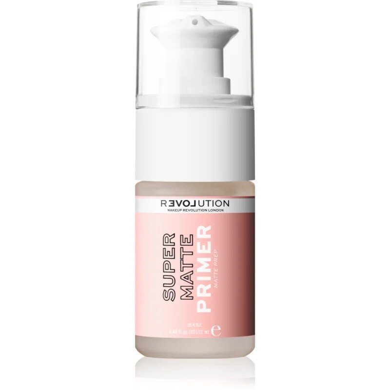 Revolution Relove Super Matte Primer matirajoča podlaga za pod tekoči puder 12 g