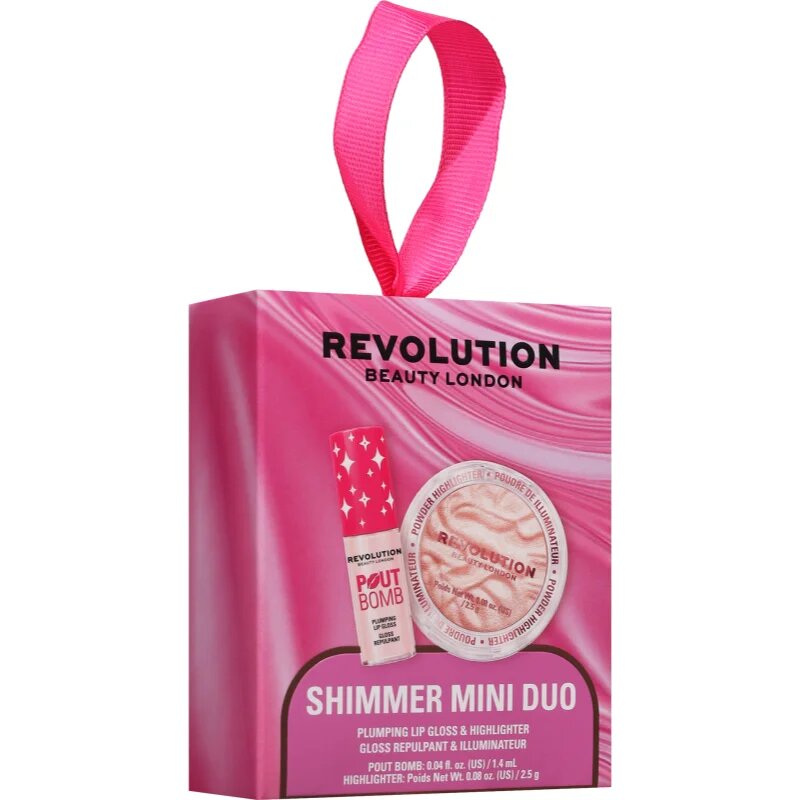 Revolution Shimmer mini Duo darilni set s posvetlitvenim učinkom za ženske 1 kos