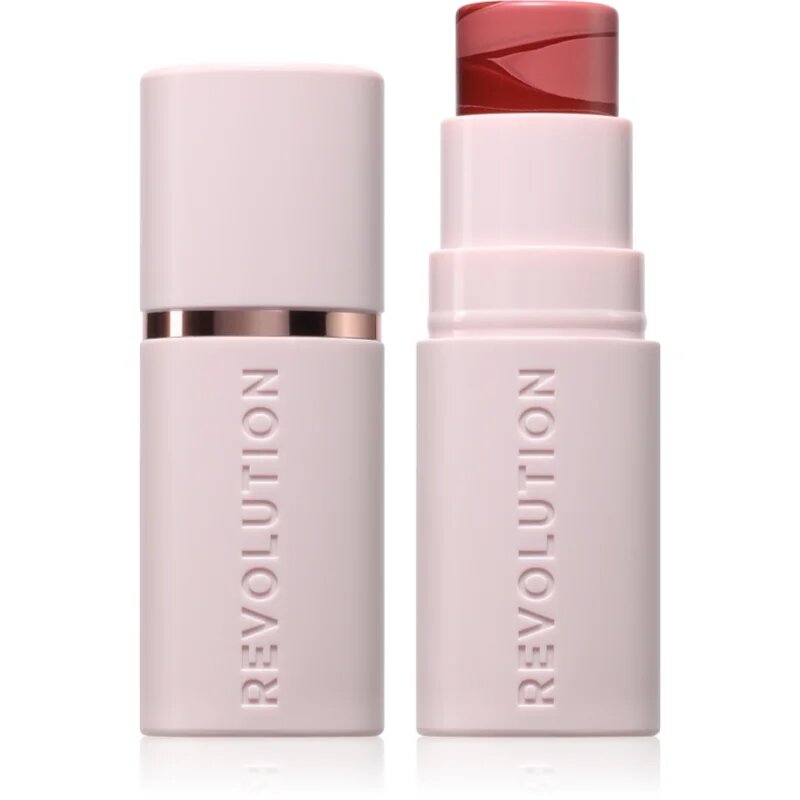 Revolution Skin Silk Blush Stick kremasto rdečilo v paličici odtenek Sundown Spice 4.5 g
