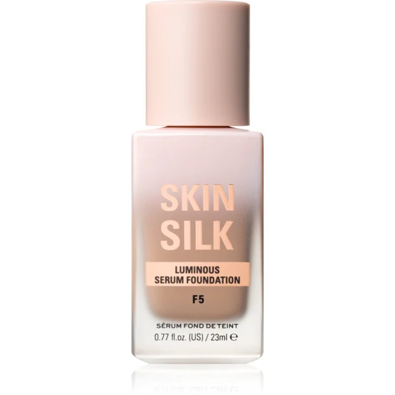 Revolution Skin Silk Serum Foundation lahki tekoči puder s posvetlitvenim učinkom odtenek F5 23 ml