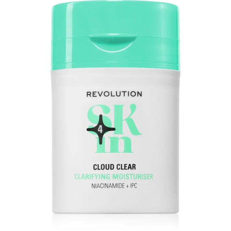 Revolution Skincare Clearly Clarify Niacinamide & IPC Clarifying Moisturiser lahka hranilna in vlažilna dnevna krema z niacinamidom 50 ml