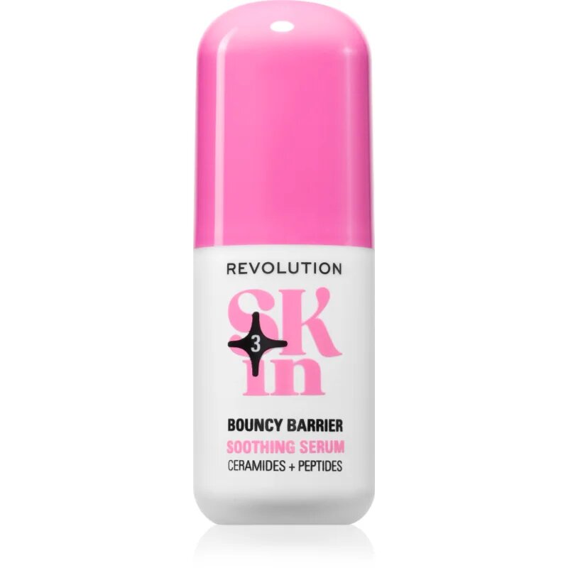 Revolution Skincare Go Gentle Barrier Ceramide & Peptide Soothing Serum pomirjajoči serum s ceramidi 30 ml