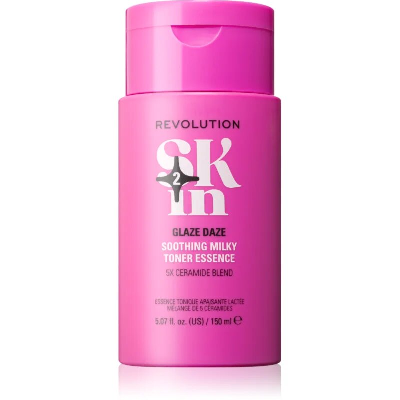 Revolution Skincare Go Gentle Ceramide Soothing Milky Toner Essence pomirjajoči tonik s ceramidi 150 ml