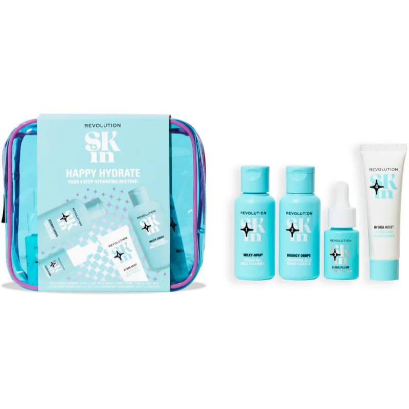 Revolution Skincare Happy Hydrate 4 Step Starter Kit darilni set za obraz