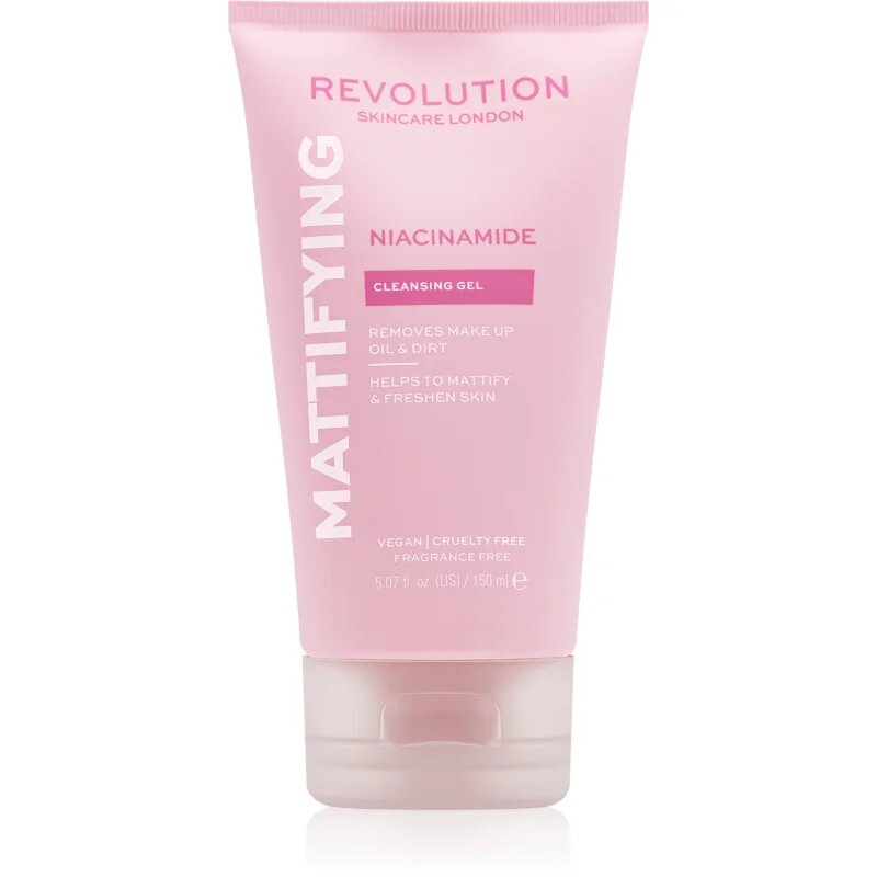 Revolution Skincare Niacinamide Mattify matirajoči čistilni gel 150 ml