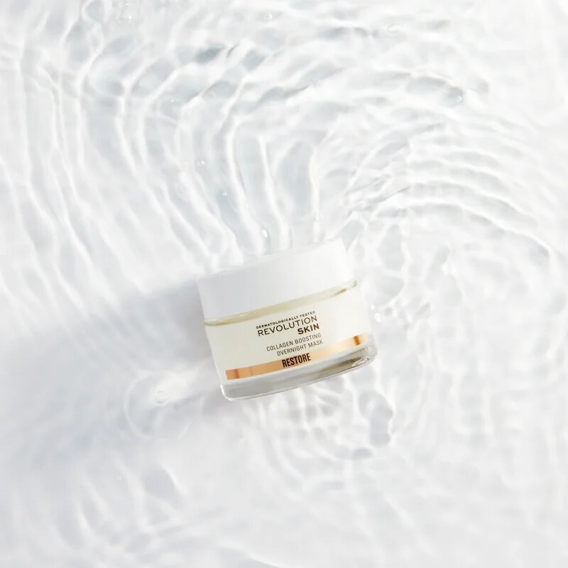 Revolution Skincare Restore Collagen Boosting obnovitvena nočna kremasta maska za podporo proizvajanju kolagena 50 ml
