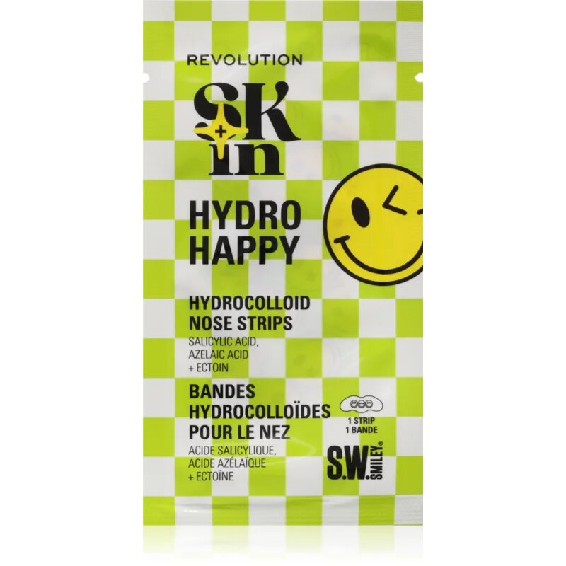 Revolution Skincare S.W.Smiley Skin luščilna maska za nos 8 kos