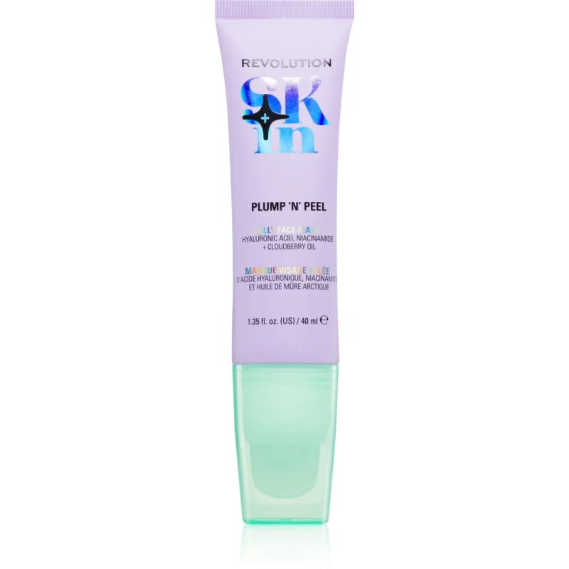 Revolution Skincare Skin Plump 'n' Peel luščilna maska 40 ml