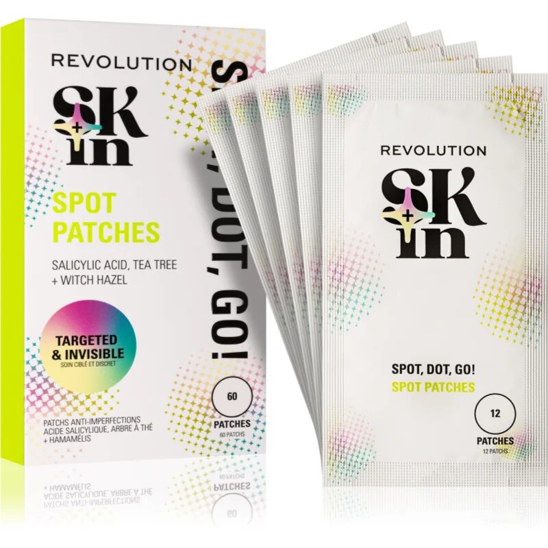 Revolution Skincare Skindividual Clearly Clarify Spot Dot Go! Salicylic Acid Spot Patches obliži za problematično kožo proti aknam 60 kos