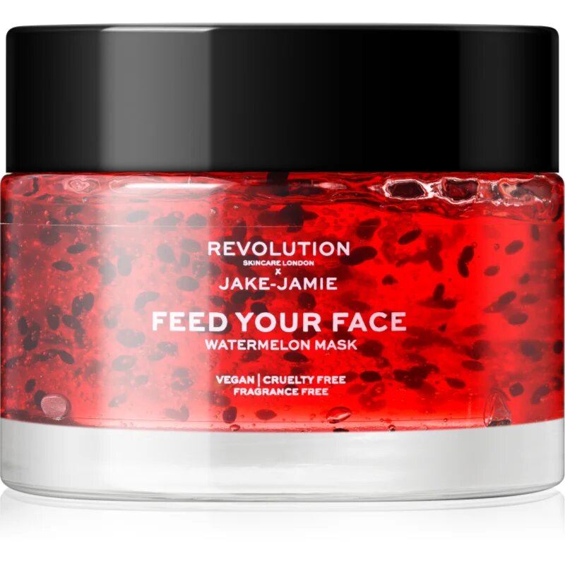 Revolution Skincare X Jake-Jamie Watermelon vlažilna maska za obraz 50 ml