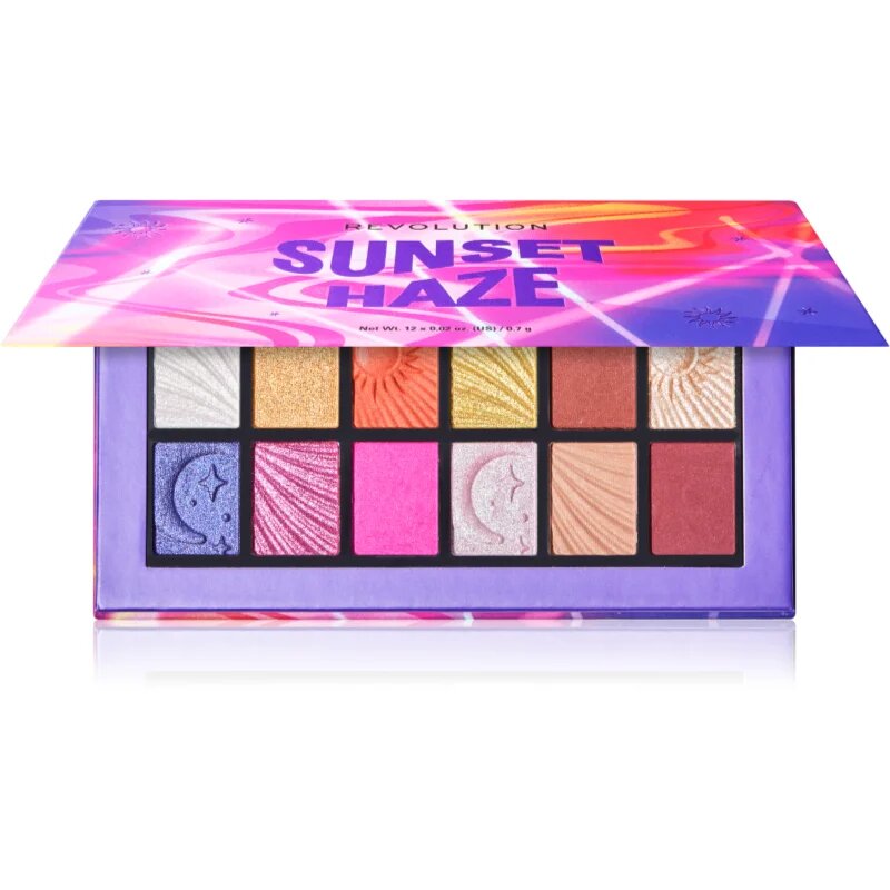 Revolution Sunset Haze paleta senčil za oči 12x0.7 g