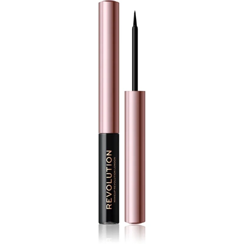 Revolution Super Flick tekoče črtalo za oči odtenek Black 2.4 ml