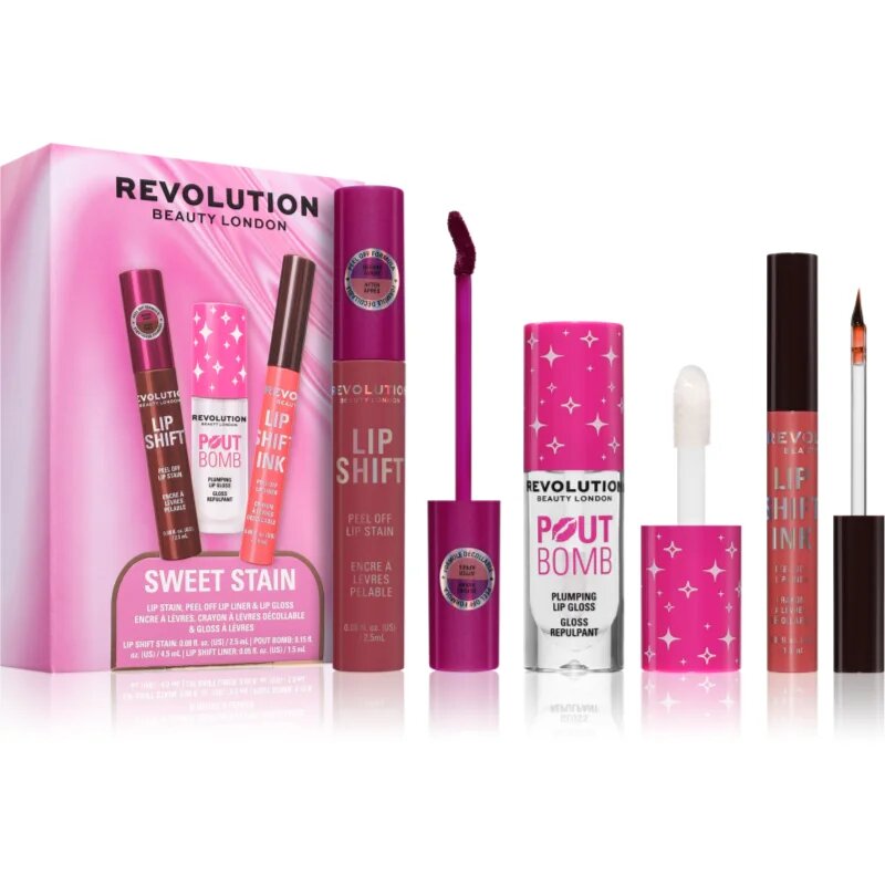 Revolution Sweet Stain Set darilni set za ustnice 1 kos