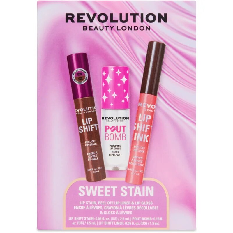 Revolution Sweet Stain Set darilni set za ustnice 1 kos