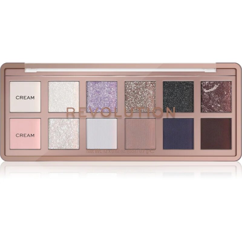 Revolution The Celestial Icon Ethereal Nudes Palette paleta senčil za oči 1 kos