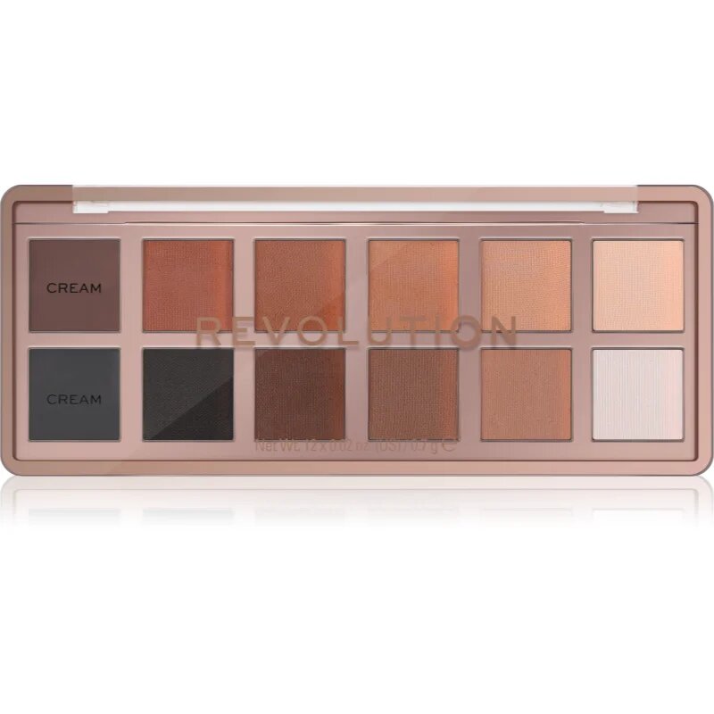 Revolution The Master Icon Matte Nudes Palette paleta senčil za oči 1 kos