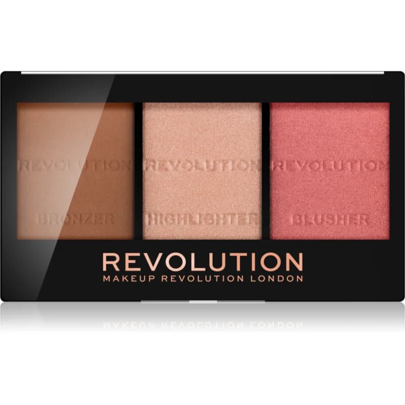 Revolution Ultra Sculpt & Contour paleta za konture obraza odtenek Ultra Fair C01 11 g