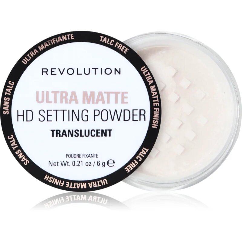 Revolution Ultra Velvet Loose Setting Powder transparentni puder z mat učinkom 6 g