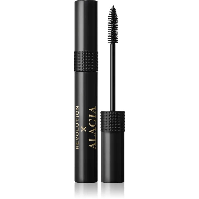Revolution X Alagia Fill Fluffy maskara za večji volumen in privihanje trepalnic odtenek Black 10 ml