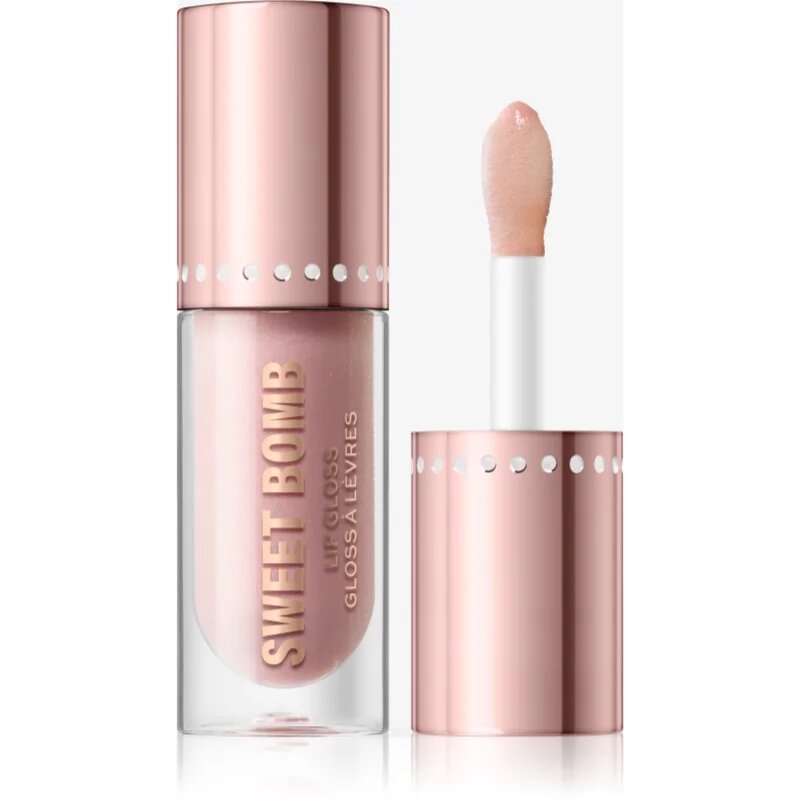 Revolution Y2k Sweet Bomb bleščeči sijaj za ustnice odtenek Candyfloss Pink Glitter 4.5 ml