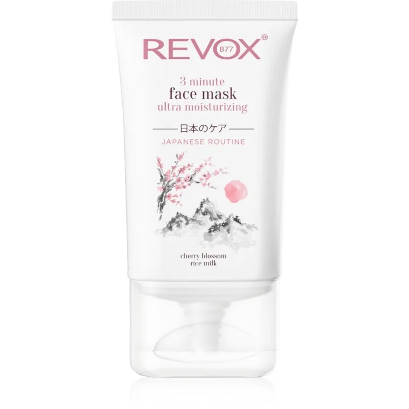 Revox B77 Japanese Routine 3 Minute Face Mask Ultra Moisturizing intenzivna vlažilna maska za obraz 30 ml