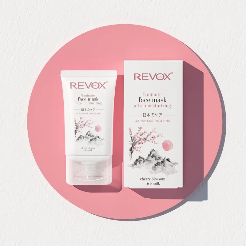 Revox B77 Japanese Routine 3 Minute Face Mask Ultra Moisturizing intenzivna vlažilna maska za obraz 30 ml