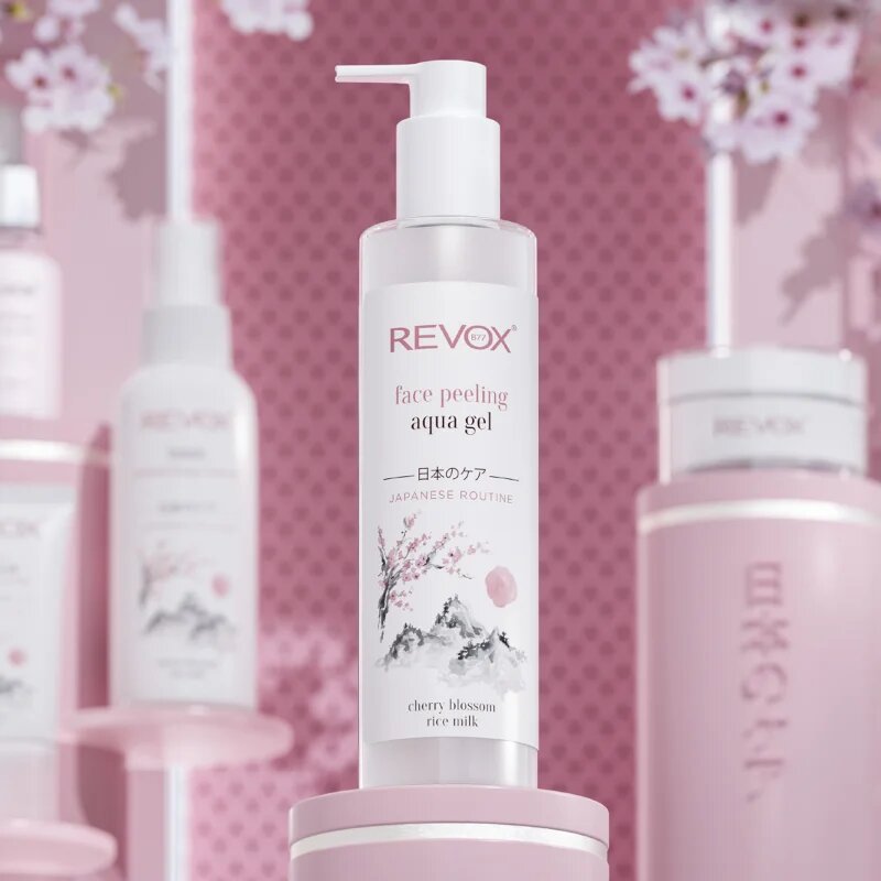 Revox B77 Japanese Routine Face Peeling Aqua Gel nežni čistilni piling za obraz 250 ml