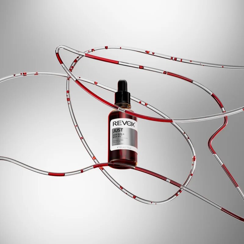 Revox B77 JUST AHA 30% + BHA 4% gladilni eksfoliacijski serum za obnovo površine kože 30 ml