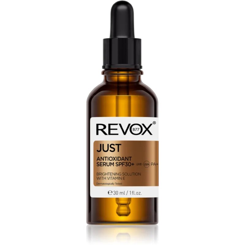 Revox B77 JUST Antioxidant Serum SPF 30+ posvetlitveni serum za obraz SPF 30 30 ml