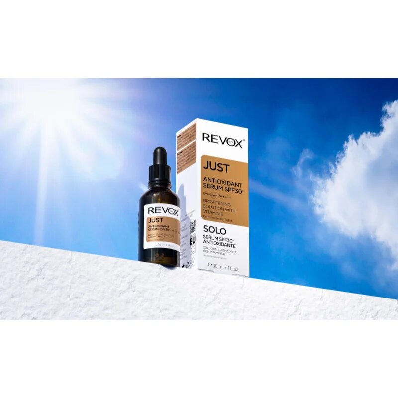 Revox B77 JUST Antioxidant Serum SPF 30+ posvetlitveni serum za obraz SPF 30 30 ml