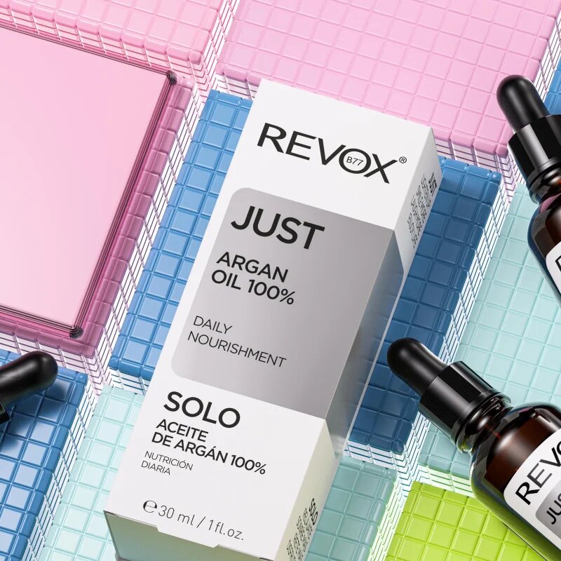 Revox B77 JUST Argan Oil 100% hranilni oljni serum za obraz in vrat 30 ml