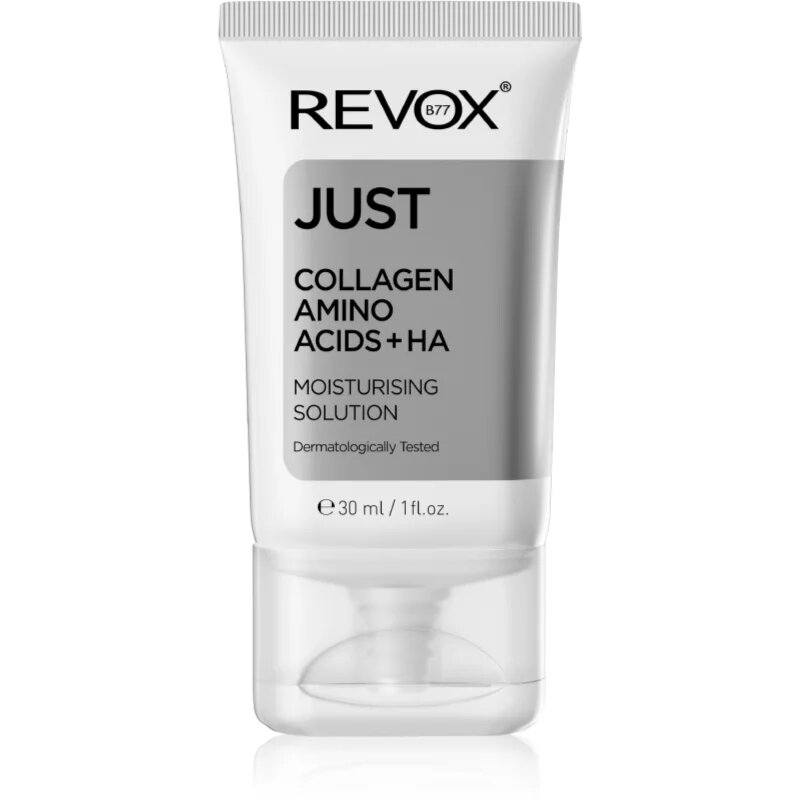 Revox B77 JUST Collagen Amino Acids + HA vlažilna emulzija za obraz in vrat 30 ml