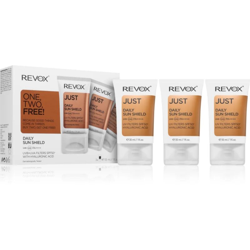 Revox B77 JUST Daily Sun Shield zaščitna krema za obraz SPF 50+