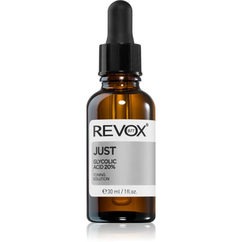 Revox B77 Just Glycolic Acid 20% gladilni eksfoliacijski serum za obraz 30 ml