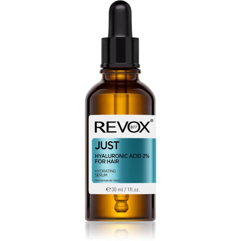 Revox B77 JUST Hyaluronic Acid 2% for Hair vlažilni serum za lase in lasišče 30 ml