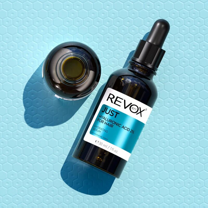 Revox B77 JUST Hyaluronic Acid 2% for Hair vlažilni serum za lase in lasišče 30 ml