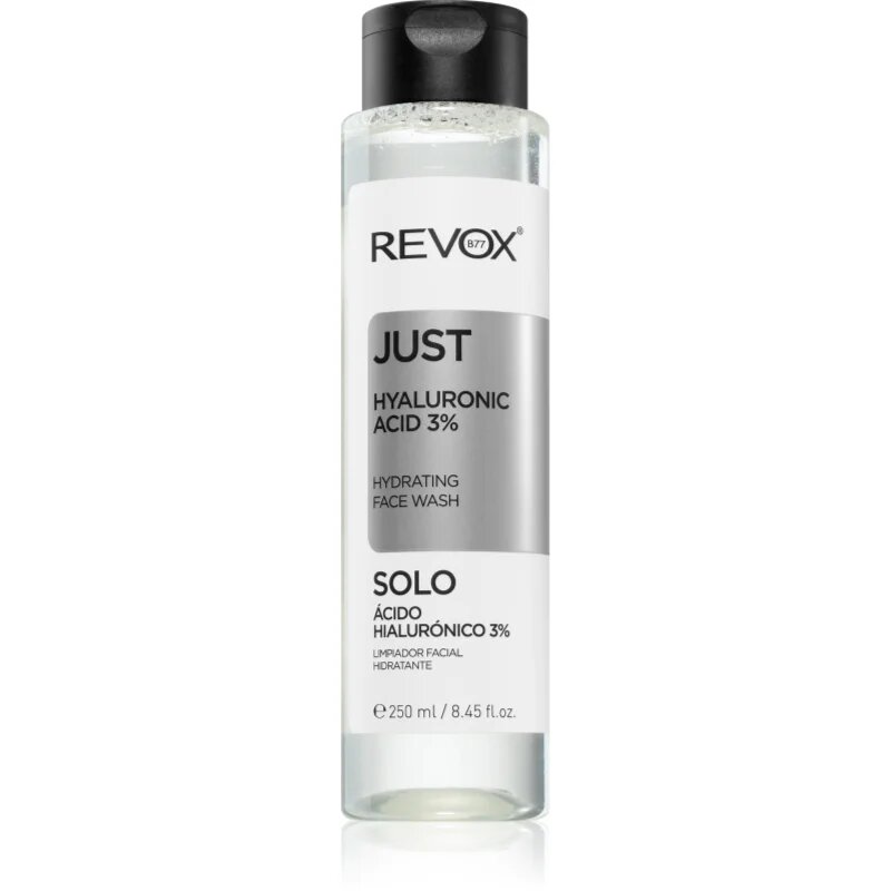 Revox B77 Just Hyaluronic Acid 3% vlažilni čistilni gel za obraz 250 ml