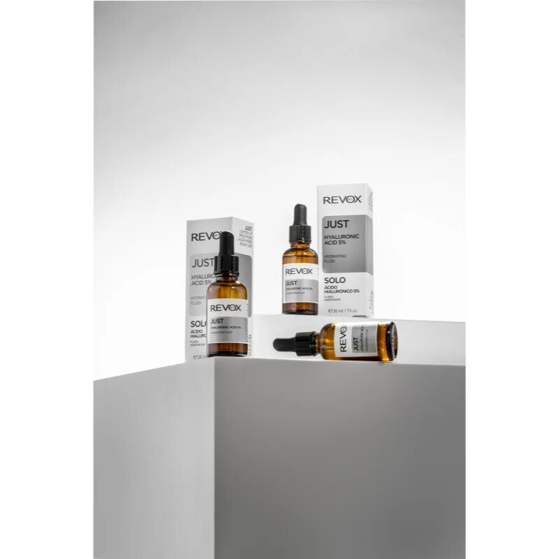 Revox B77 Just Hyaluronic Acid 5% vlažilni fluid za obraz in vrat 30 ml